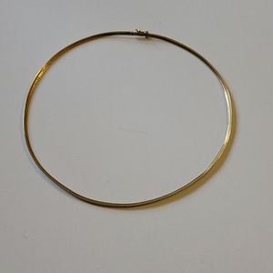 10k herringbone necklace